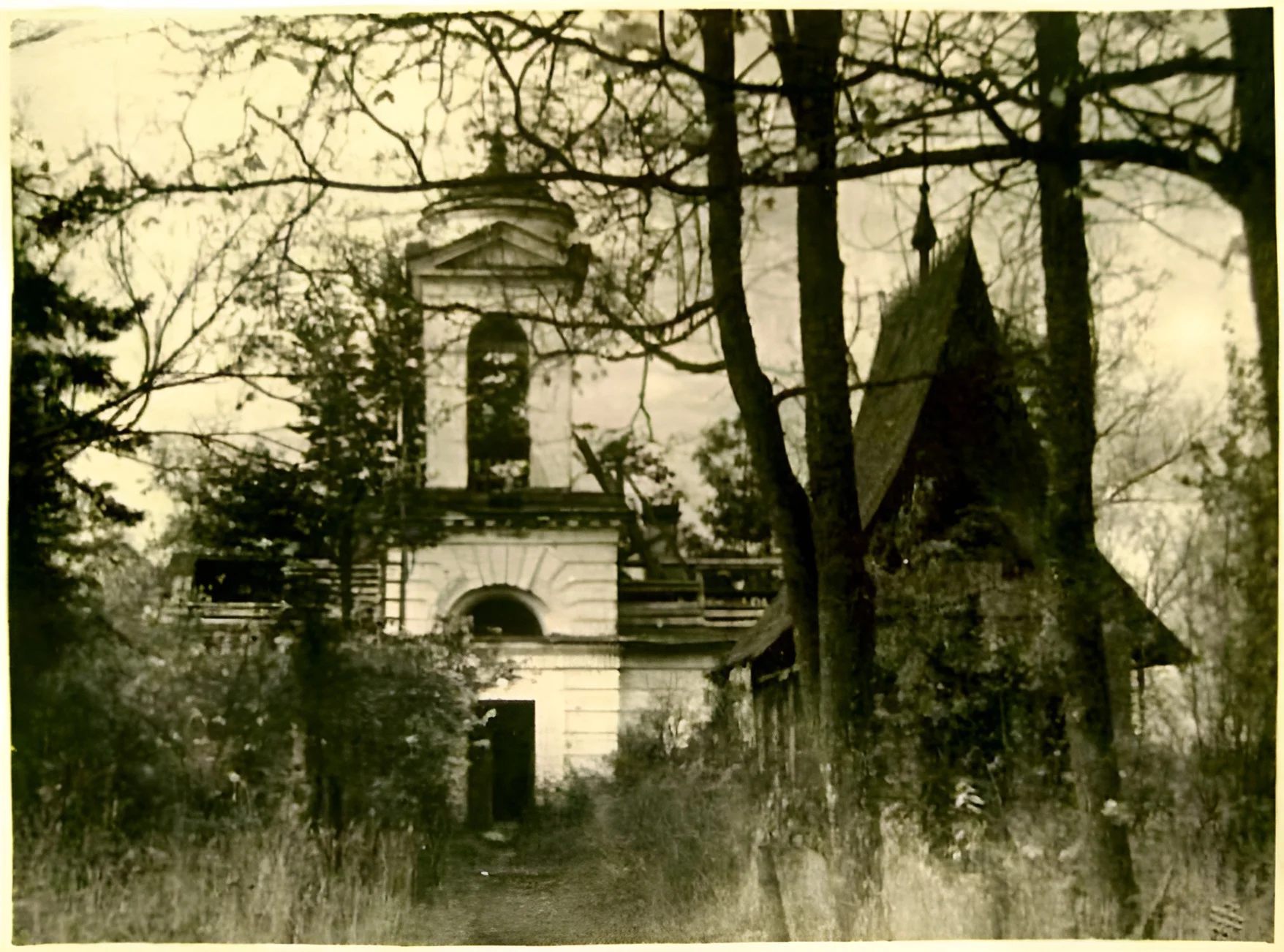 1901-1910. Царское Село. Мавзолей А.Д. Ланского на Казанском кладбище. 